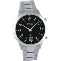 Falkenberg & Söhne Funkarmbanduhr japanisches Quarzuhrwerk Funkuhr 41 mm