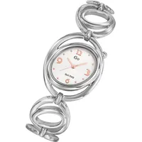 GIRL ONLY Damen Armbanduhr silber Analog 694818 GO Edelstahlarmband