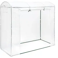 Relaxdays TAMARA XL Kunststoff Transparent 1,60 m2