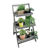 Elephant Gin Kräuterleiter HDPE 3-Stufen grau