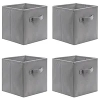 Sosayet 4er-Packung Aufbewahrungsbox Faltbare, 26 x 26 x 28