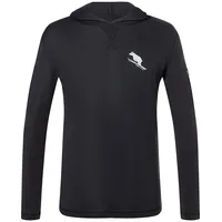 Super.natural M Flear L Hoodie jet black/vapor grey (S15)