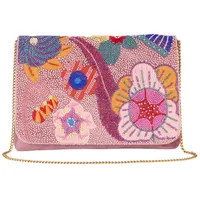 Oilily Umhängetasche Steve Shoulder Bag Embroidery Lilas