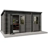 Alpholz Gartenhaus Maria 450 x 250 cm mit Anbau