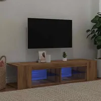 VidaXL TV-Schrank mit LED-Leuchten Artisan-Eiche 135x39x30 cm