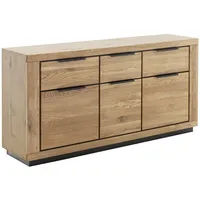Freiraum Sideboard >GRENO< in natur geölt, Wildeiche teilmassiv -