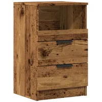 VidaXL Nachttische 2 Stk. Altholz-Optik 40x36x65 cm Holzwerkstoff
