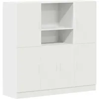 VidaXL Küchenschrank-Set 3-tlg.  Weiß