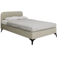 Panda möbel Polsterbett Beige, Holz, Mode, 120x200 cm, Oeko-Tex®