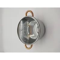 GSW Gäns Stahlwaren GmbH Kochtopf GSW mit Glasdeckel 20x11cm
