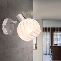 GLOBO Wand Spot Lampe Leuchte schwenkbarer Strahler Glas Beleuchtung