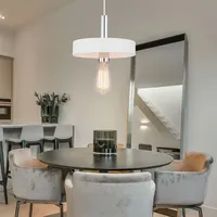 GLOBO Decken Pendel Hänge Lampe Leuchte Metall Gips Weiß