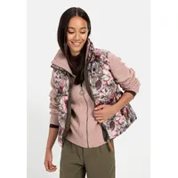 CAMEL ACTIVE Outdoor Weste im Relaxed Fit in Grau-Pink
