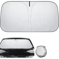 Luxuskollektion Sonnenschutz Auto Frontscheibe Silber 142x80 cm UV-Blockierung