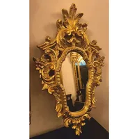 Casa Padrino Barock Spiegel Gold H. 64 cm -