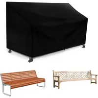 Luxuskollektion RICHIE 4-Sitzer Gartenbank-Abdeckung wasserdicht UV-Schutz 420D-Oxford-Gewebe