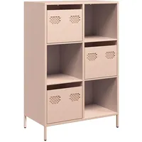 VidaXL Highboard Rosa 68x39x103,5 cm Stahl