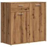 VidaXL Sideboard Artisan-Eiche 80x36x75 cm Holzwerkstoff