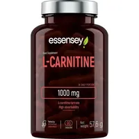 Essensey L-Carnitine 1000mg 90 Kapseln I L-Carnitin-Tartrat I Vegetarier