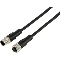 TRU Components TC-12833004 Sensor-Aktor-Verlängerungsleitung M12 Stecker gerade auf Kupplung
