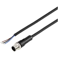TRU Components TC-12833024 Sensor-/Aktor-Anschlussleitung M12 Stecker, gerade 5 m
