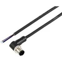 TRU Components TC-12833096 Sensor-/Aktor-Anschlussleitung M12 Stecker, gewinkelt 5 m
