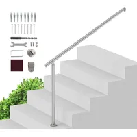 Vevor Handläufe für Außentreppen, 47,3 Zoll/120 cm Terrassengeländer-Set zur