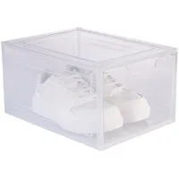 Carlo Milano Transparente Schuhbox, stapelbar, Schuhe bis Größe 47,