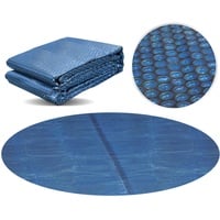 Miganeo Pool Solarfolie Ø 400 cm rund | schwarz/blau