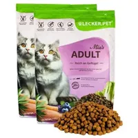 Lecker.Pet Mia's Adult Herzhaftes Geflügel 5 kg