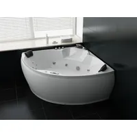Purehaven Whirlpool 150x150 cm elegantes Design Heizung Lichttherapie Soundsystem