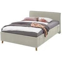 Deinbett Polsterbettgestell mit trendiger Kederumrahmung ¦ beige ¦ Maße