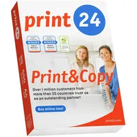 Print24 Druckerpapier Kopierpapier 500 Blatt A4 80g Premium Hochweiß