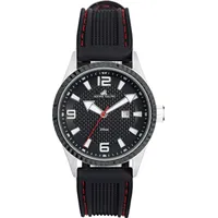 Adora AN2287 Nautic Herren Uhr Quarz Edelstahl Silikon