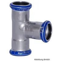 Geberit Mapress Edelstahl T-Stück reduziert d28-15-28