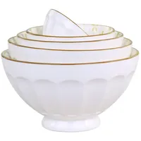 Chic Antique Arés Schüssel 5er-Set, H9/D15,5 cm, honig |