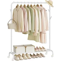 Songmics Kleiderständer auf Rollen 103,5 x 0 x 0