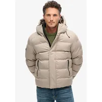 Superdry Steppjacke »HOODED TWEED SPORTS PUFFER JKT«, mit Kapuze,