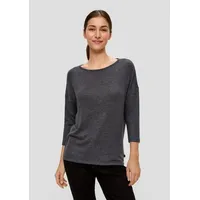 QS Weiches Shirt aus Viskosemix in Melange-Optik - XS