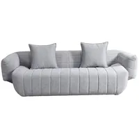 Home Deluxe Komfort Sofa Grau NORANA - 234 x