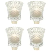 Spetebo Teelichthalter für Kerzenständer - 4er Pack - in