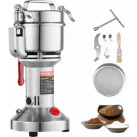 Vevor elektrische Getreidemühle Hochgeschwindigkeits-Gewürzmühlen 1500 W 300 g, Pulverisiermaschine