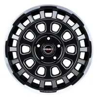 Borbet CW7 Black Rim Polished Glossy 7.5x18 ET 53