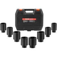 Vevor Achsmuttern-Schlagsteckschlüsselsatz 12,7 mm 8-tlg.