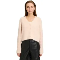 Cartoon Strick-Cardigan mit Knopfleiste Rose melange), | 40