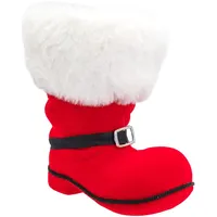 IDENA Nikolausstiefel rot 16x11x18cm Weihnachten Deko - Geschenkverpackung