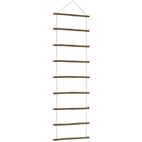 VidaXL Wanddekoration in Leiterform 50x150 cm Natürlicher Zweig