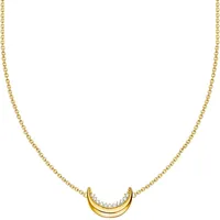 Thomas Sabo Kette mit Anhänger »Moon Romance, Halbmond-Design, KE2299-414-14-L45V«,