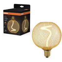 Osram Decor LED Globe mit Spiralfilament, 3.5W, gemütliches 818