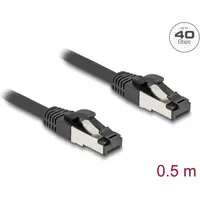 DeLock 80570 RJ45 Netzwerkkabel, Patchkabel CAT 8.1 S/FTP Schwarz
